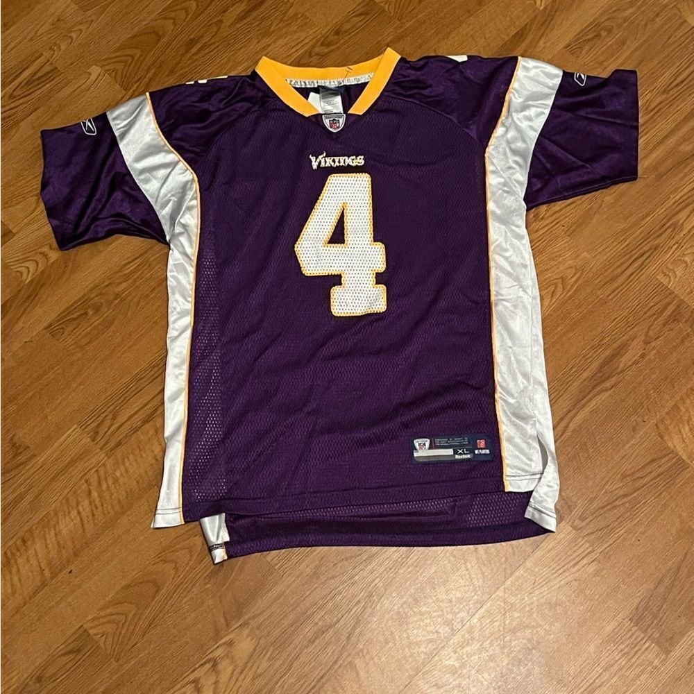 Minnesota Vikings Brett Favre Football Jersey by Reebok Youth Boys Size: XL